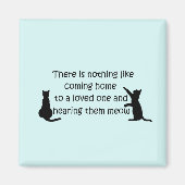 猫来の家 マグネット (正面)