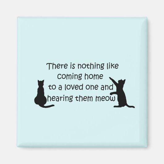 猫来の家 マグネット (正面)