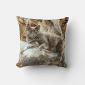 猫枕ケース クッション (正面)