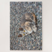 猫枕ケース ジグソーパズル (縦)