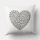 猫枕ハート クッション (裏面)