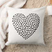 猫枕ハート クッション (ブランケット)