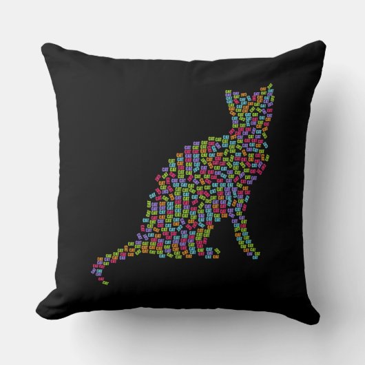 猫枕 クッション (正面)