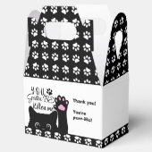 猫柄のおもしろい誕生日 フェイバーボックス (オープン)