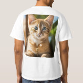 猫柄のtシャツ tシャツ (裏面)
