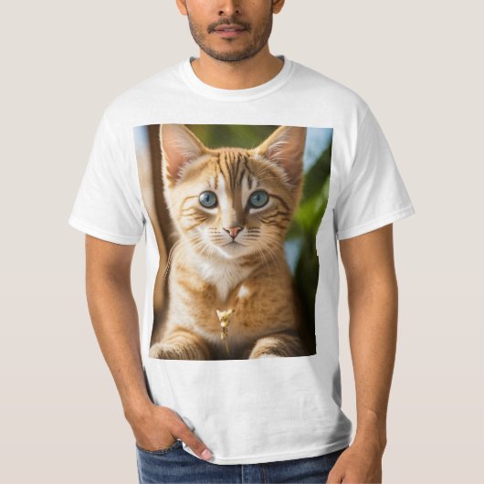 猫柄のtシャツ tシャツ (正面)
