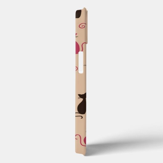 猫柄ピンク Case-Mate iPhoneケース (裏面 / 右)
