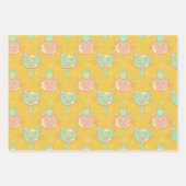 猫柄ラッピング紙シート ラッピングペーパーシート (正面)