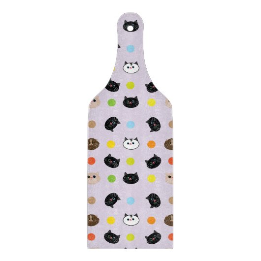 猫柄 カッティングボード (正面)