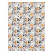 猫柄 テーブルクロス (正面)