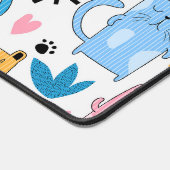 猫柄 デスクマット (コーナー)