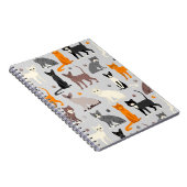 猫柄 ノートブック (右側)