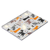 猫柄 ノートブック (左側)