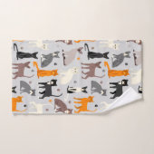 猫柄 バスタオルセット (ハンドタオル)