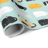 猫柄 ラッピングペーパー (ロールコーナー)