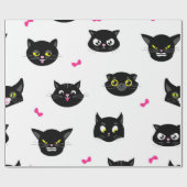 猫柄 ラッピングペーパー (フラット)