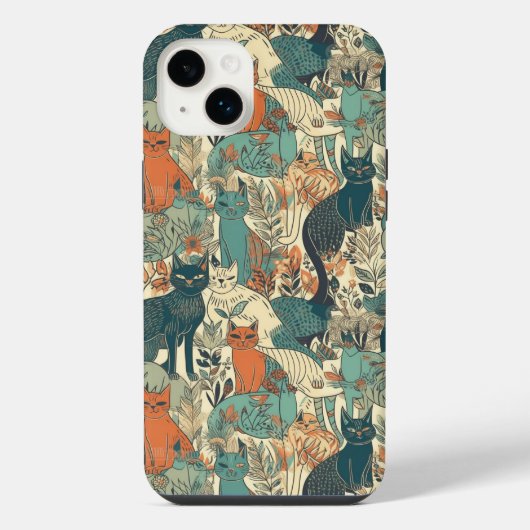猫柄 iPhoneケース (裏面)