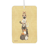 猫柱の猫の塔 カーエアーフレッシュナー (正面)