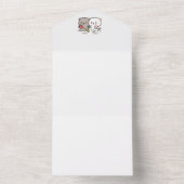 猫桃と護摩無地 オールインワン招待状 (内側)