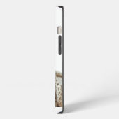 猫楽しむ冬茶 iPhoneケース (左側面)