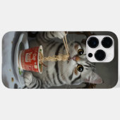猫楽ストライプのしめるカップヌードル Case-Mate iPhoneケース (裏面 (横))