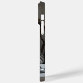 猫楽ストライプのしめるカップヌードル Case-Mate iPhoneケース (裏面 / 左)