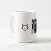 猫様は私の上司 マグカップ 2トーン (正面左)