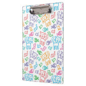 猫模様 クリップボード (左)