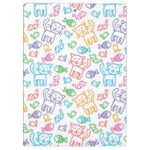 猫模様 クリップボード (裏面)