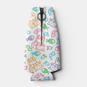 猫模様 ボトルクーラー (裏面)