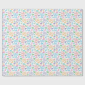 猫模様 ラッピングペーパー (フラット)