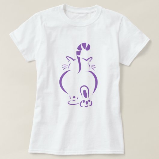 猫歩きTシャツ Tシャツ (デザイン正面)