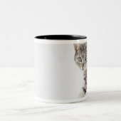猫歩く ツートーンマグカップ (中央)