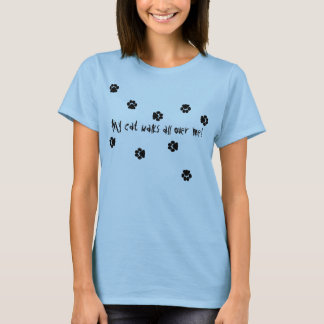 猫歩行 Tシャツ