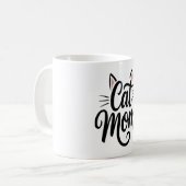 猫母ひげ耳 コーヒーマグカップ (正面左)