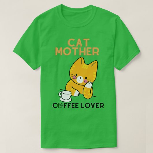 猫母カフェ愛人2 Tシャツ (デザイン正面)