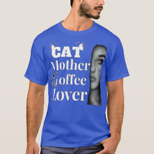 猫母コーヒー好き84 Tシャツ