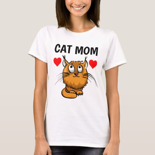 猫母ジンジャーキャットTシャツ Tシャツ (正面)