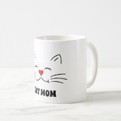 猫母マグカップを目的 コーヒーマグカップ (正面右)