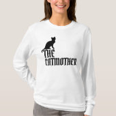 猫母猫ママTシャツ Tシャツ (正面)