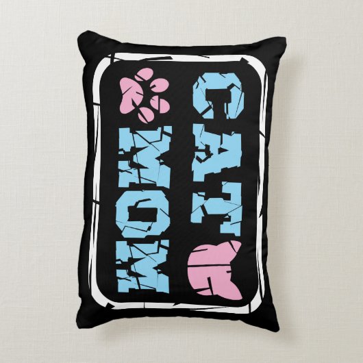 猫母 アクセントクッション (裏面(縦))