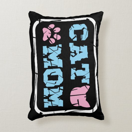 猫母 アクセントクッション (正面(垂直))