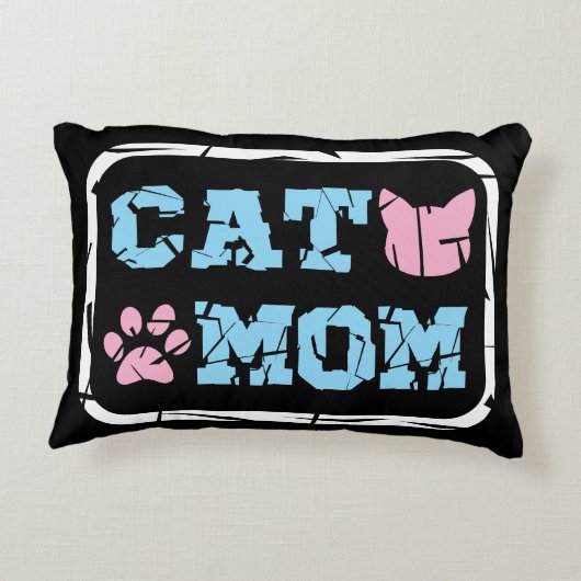 猫母 アクセントクッション (裏面)