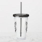 猫母 アクリルタンブラー (右)