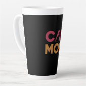 猫母 カフェラテマグ (左アングル)