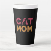 猫母 カフェラテマグ (正面)