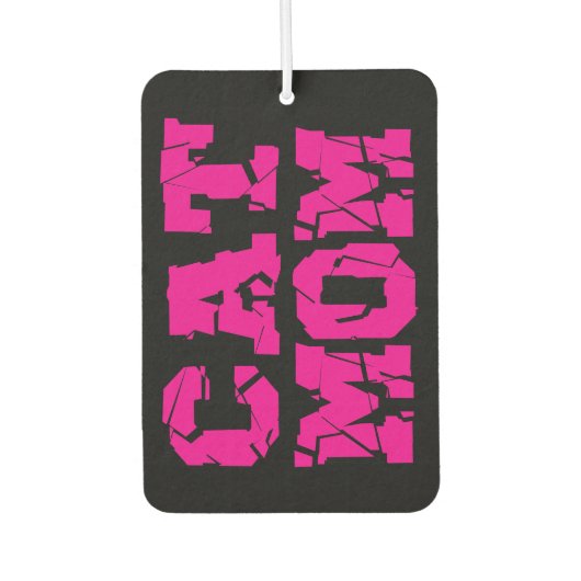 猫母 カーエアーフレッシュナー (正面)