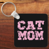 猫母 キーホルダー (正面)