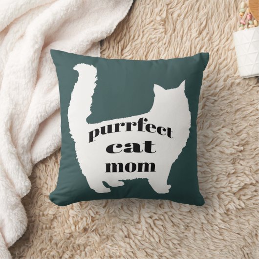 猫母 クッション (ブランケット)