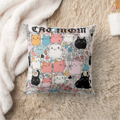猫母 クッション (ブランケット)